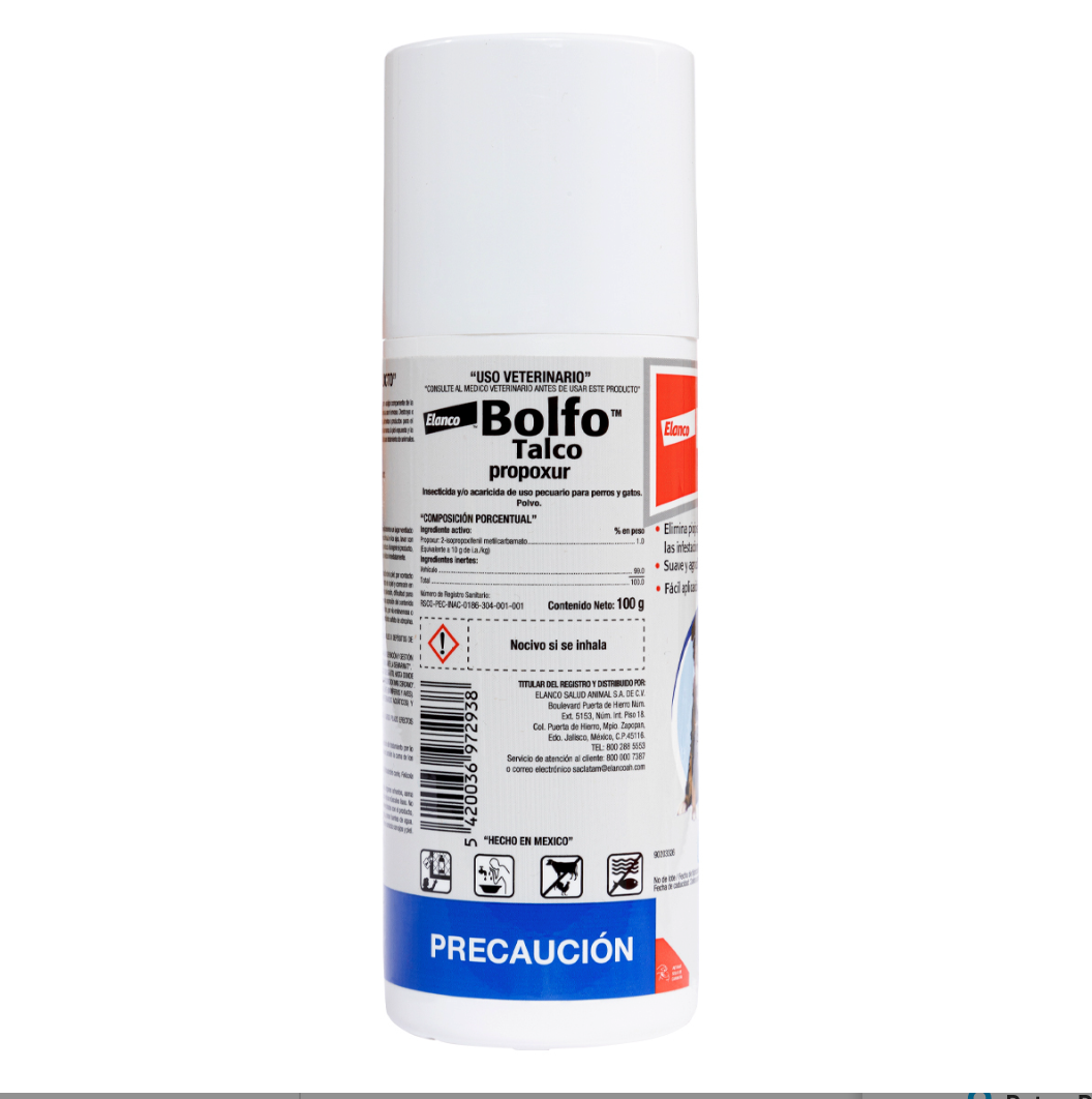 Bolfo Talco Antipulgas para Perro y Gato 100 g - Tienda de Mascotas | pipetas antipulgas anikill y extermin