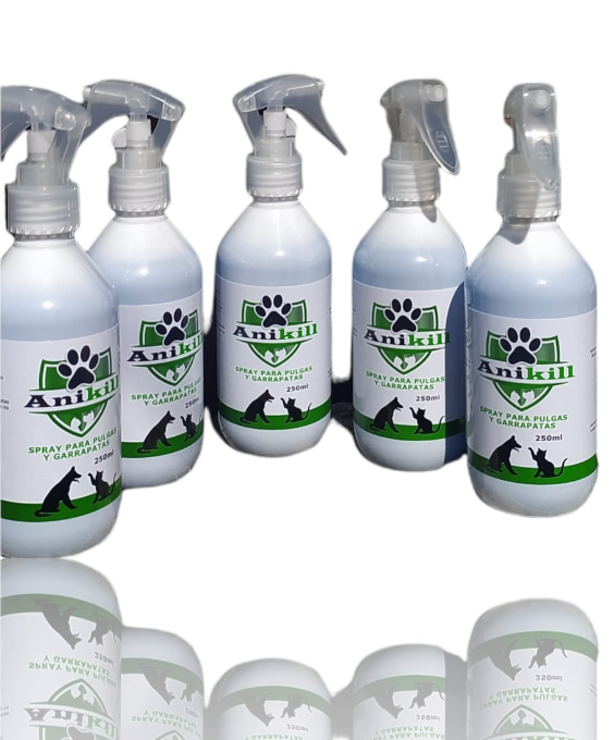 Spray Antipulgas y Garrapatas ANIKILL