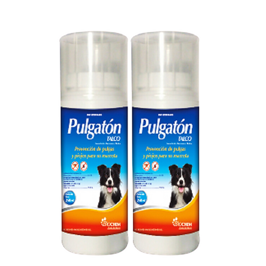 2 talcos pulgaron perro y gato - Tienda de Mascotas | pipetas antipulgas anikill y extermin