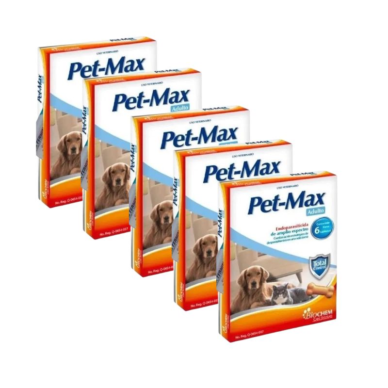 5 cajas desparasitante perros y gatos Petx-Max - Tienda de Mascotas | pipetas antipulgas anikill y extermin