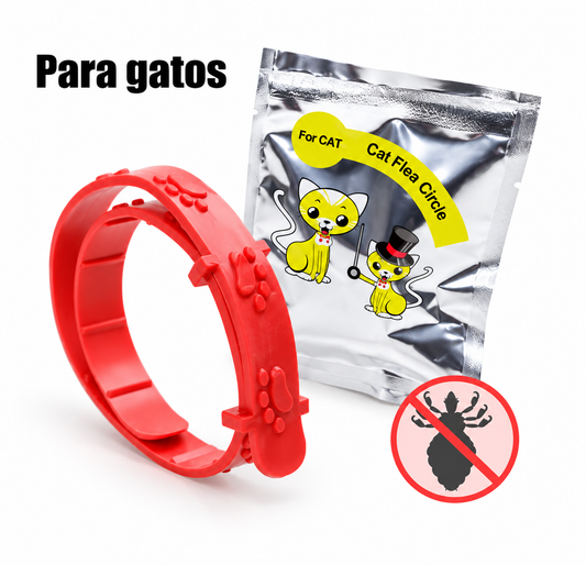 2 collares antipulgas para gatos