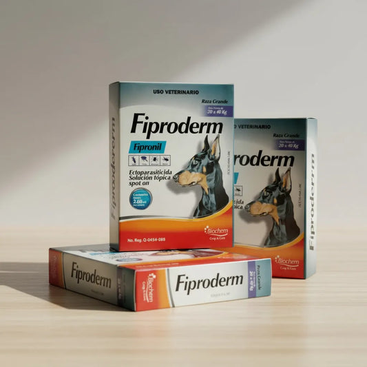 kit 3 pipetas fiproderm raza grandes 20-40 kilos - Tienda de Mascotas | pipetas antipulgas anikill y extermin
