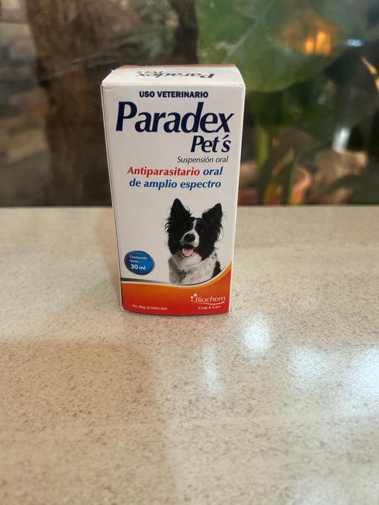 Desparasitante en jarabe Paradex perros y gatos