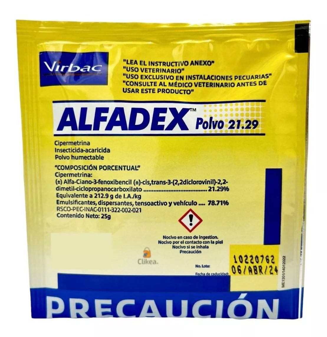 Alfadex en polgo 25g control de plagas virbac - Tienda de Mascotas | pipetas antipulgas anikill y extermin