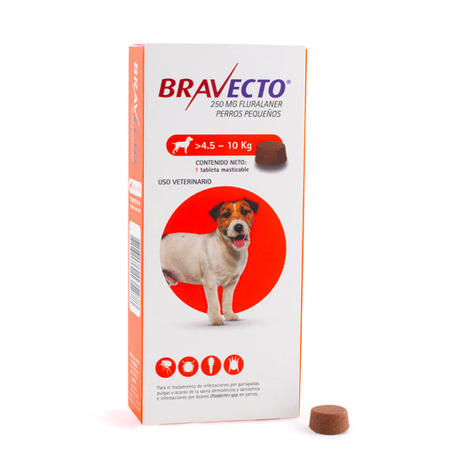 Bravecto 4.5 -10 k - Tienda de Mascotas | pipetas antipulgas anikill y extermin