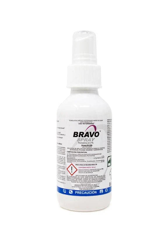 Bravo spray antipulgas perros