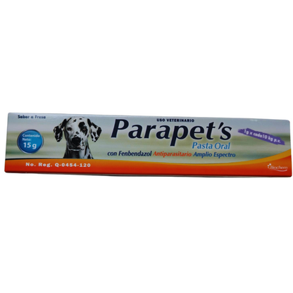 Desparasitante en pasta 15g para perros y gatos