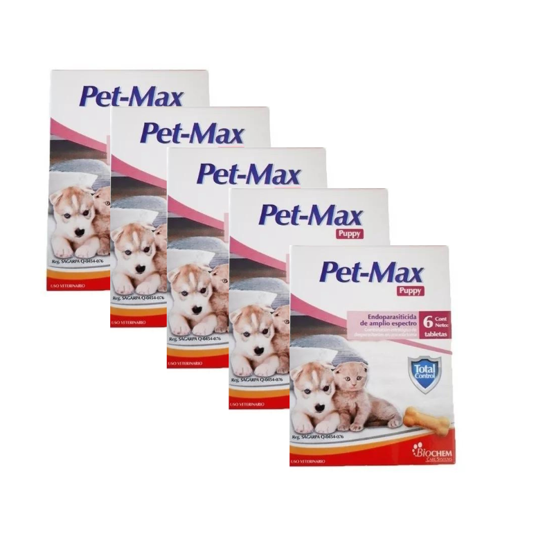 kit 5 cajas pet-max puppy - Tienda de Mascotas | pipetas antipulgas anikill y extermin