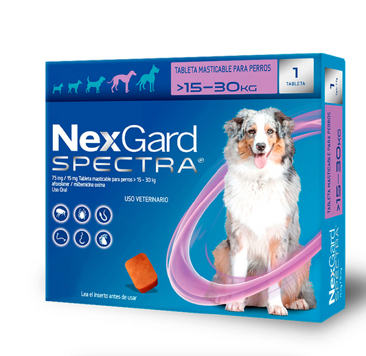 NEXGARD Spectra Antipulgas perros 15-30 kilos